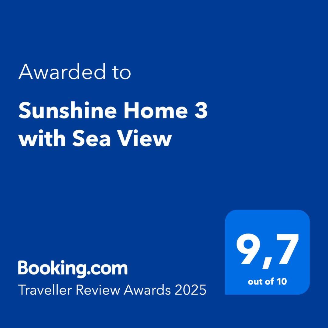 Sunshine Home 3 With Sea View Alepou Екстериор снимка
